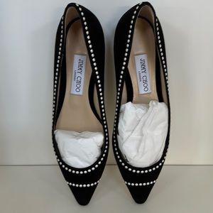 BRAND NEW, ORIGINAL WRAPPING, THE BOX! Women’s Jimmy Choo ROMY FLAT SIZE 38.5